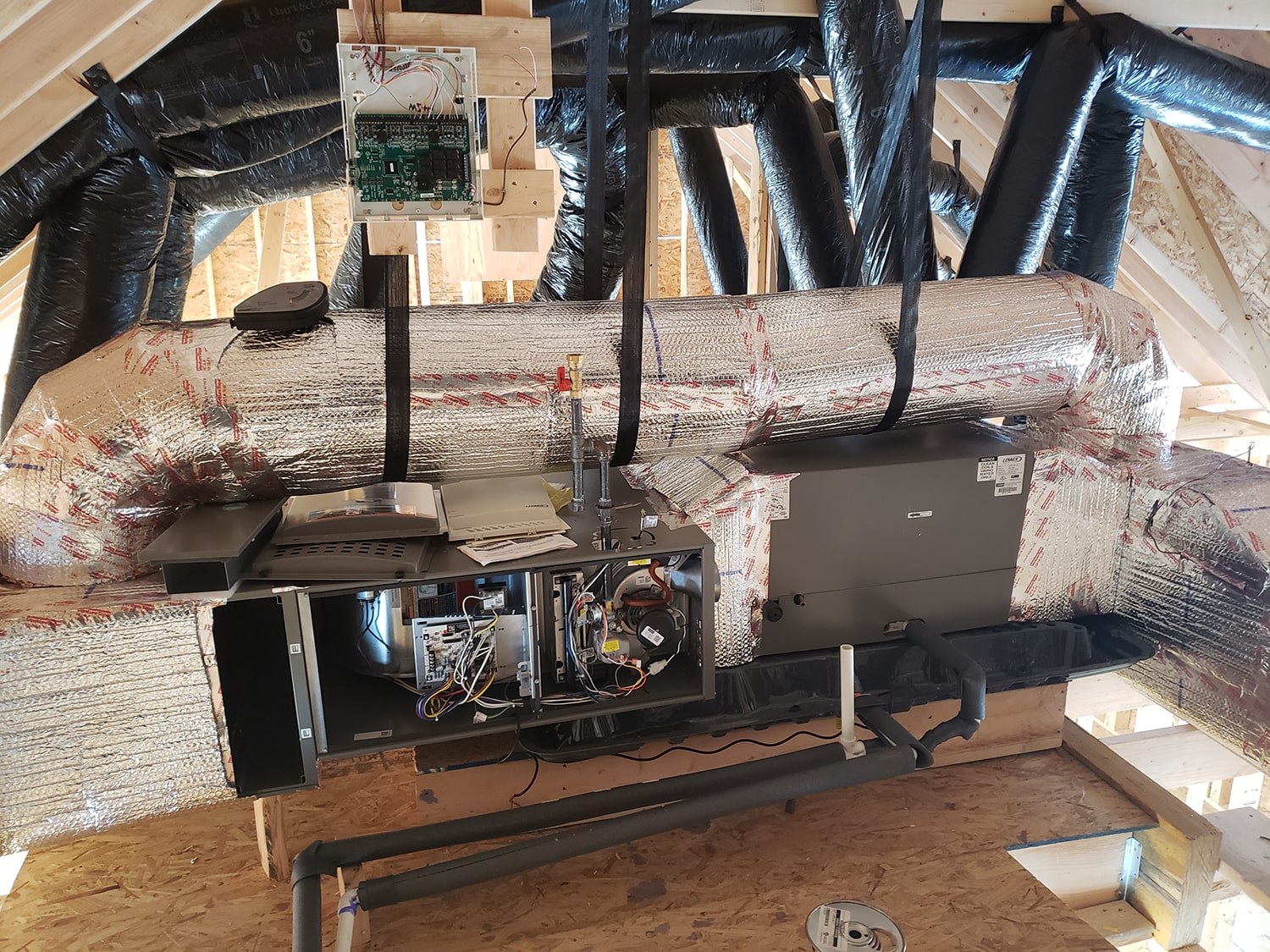 New furnace installed by D&D Heating and Cooling